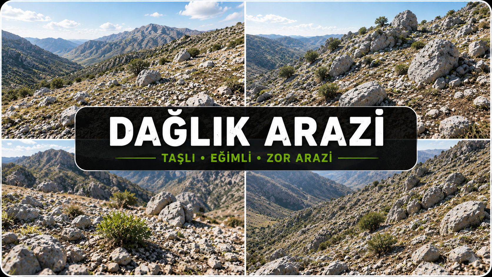Dağlık kayalık arazi